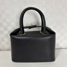 BURBERRY handbag, logo, leather, Nova check pattern. #QY90XM