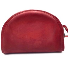 COACH Old Coach USA-made Mini Shoulder Bag, Half-Moon Shape, Leather, Re #QYJ3FC