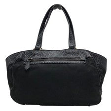 PRADA Prada handbag, leather and nylon shoulder bag #QY5KZQ