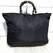 PRADA Prada handbag, nylon, black, large size #QY138Q
