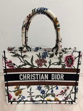 Christian Dior Book Tote Medium Floral Embroidery #QY9O94