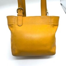 COACH Classic Yellow Leather Tote 2638 #QYE5M7