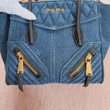 Miu Miu handbag, denim #QY7QSE