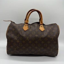 LOUIS VUITTON Speedy 35 Monogram Boston Bag #QYBLKH