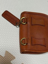 OLD COACH Leather Pouch Mini Bag Brown Old Coach #QYJIMN
