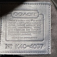 Old Coach One-Shoulder Tote Bag 4067, Shoulder Bag, Glovetanned Leather #QYKL45