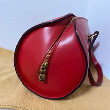 LOUIS VUITTON Epi Red Boston Bag #QYDR82
