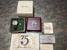 Eddie Bauer 75th Anniversary Watch Pin Badge (Wood) #QYFNNI
