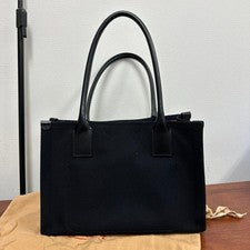 CHRISTIAN LOUBOUTIN logo canvas tote bag, black #QYI7XC