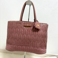 MIU MIU Matelasse Ribbon Bag Pink