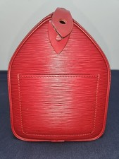 LOUIS VUITTON Epi Speedy Handbag Red #QYHLBD