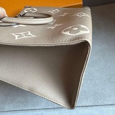 LOUIS VUITTON Grey Tote Bag OnTheGo Monogram #QYL1YM