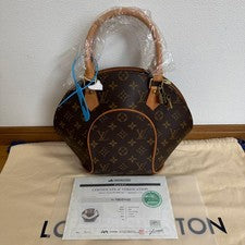 Authentication certificate included. LOUIS VUITTON Monogram Ellipse MM h #QYELCT