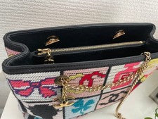CHANEL Icon Motif Chain Bag Coco Mark Multicolor #QY31U2