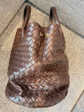 BOTTEGA VENETA Intrecciato Handbag Brown #QY67VQ