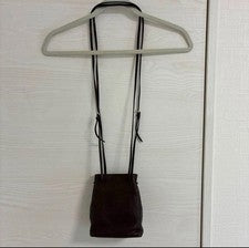 Miu Miu Nappa leather mini bag drawstring type briarwood