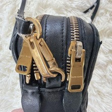 miu miu Matelasse shoulder bag leather crossbody gold logo