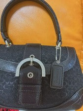 Y2K Coach Mini Signature Optic Back #QY43H0