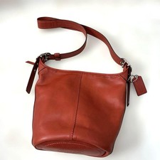 COACH Old Coach Shoulder Bag, All Leather, Bucket Style #QY8T1U