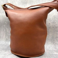 OLD COACH shoulder bag XL USA Brown 9085 #QYEL5U