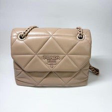 PRADA Pink Nappa Leather Handbag #QYFW1B