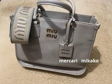 miumiu popular Cute♡Leather hand shoulder bag