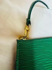 Louis Vuitton Epi Pochette Accessoires Borneo Green #QY5D59