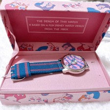 Showa Retro style, with box, Disney official Cheshire Cat wristwatch #QY0G63