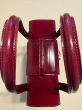 Cartier Panthère handbag and wallet set, burgundy. #QY1XT8