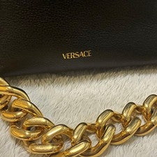 VERSACE Lame Dusa Small Leather Top Handle #QYGZS2