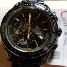 Full black, center chronograph, production model. #QY6VJO