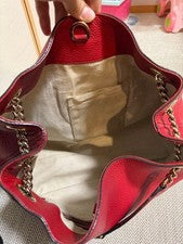 GUCCI chain bag, red Red #QY5LJ4