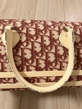 DIOR No. Trotter Oblique Pink Mini Boston Bag #QYELRM