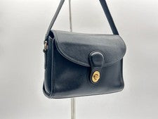 Classic Old Coach Leather Shoulder Bag #QYK5MN