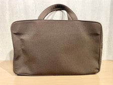 Miu Miu Nylon Boston Bag Tote Bag Brown