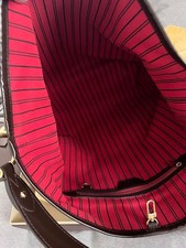 LOUIS VUITTON Damier Brown Handbag with Full Accessories #QYIVLV