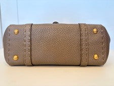 FENDI Selleria handbag, greige metallic #QY4Z02