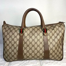 Gucci handbag, Boston bag, GG Sherry line, Classic. #QY5LKT