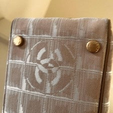CHANEL New Travel Line Mini Boston Bag Beige #QYJJBK