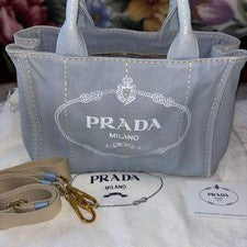Prada Canapa S Blue #QYA3GC