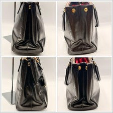 Prada Galleria Saffiano Bernice 2-Way Handbag with Black Strap #QY0GUT