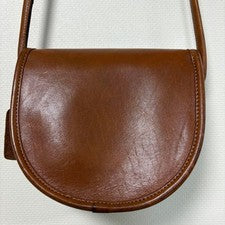 Old Coach shoulder bag, glove-tanned leather, camel, USA #QY5KSR
