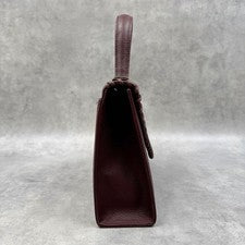SAINT LAURENT Lace-Up Handbag, Bordeaux Leather #QYBDHE