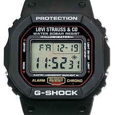G-SHOCK CASIO LVGS-5600 Levi's SPECIAL EDITION Watch, collaboration with #QYF7ZM