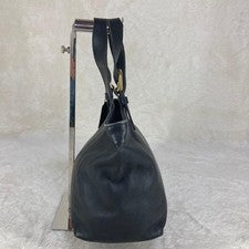 COACH Old Coach Leather Tote Bag, Black #QY387E