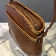Classic OLD COACH 9976 Brown Leather #QY5SK8