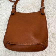 OLD COACH Leather Shoulder Bag with Flap #QY4XXV