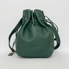Old Coach shoulder bag, drawstring type, green. #QY1YDG