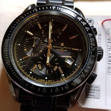 Full black IP coating, center chronograph, production model #QYKLL6