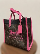 COACH Horse and Carriage Tote Bag, Pink, Handbag #QY0W8Q